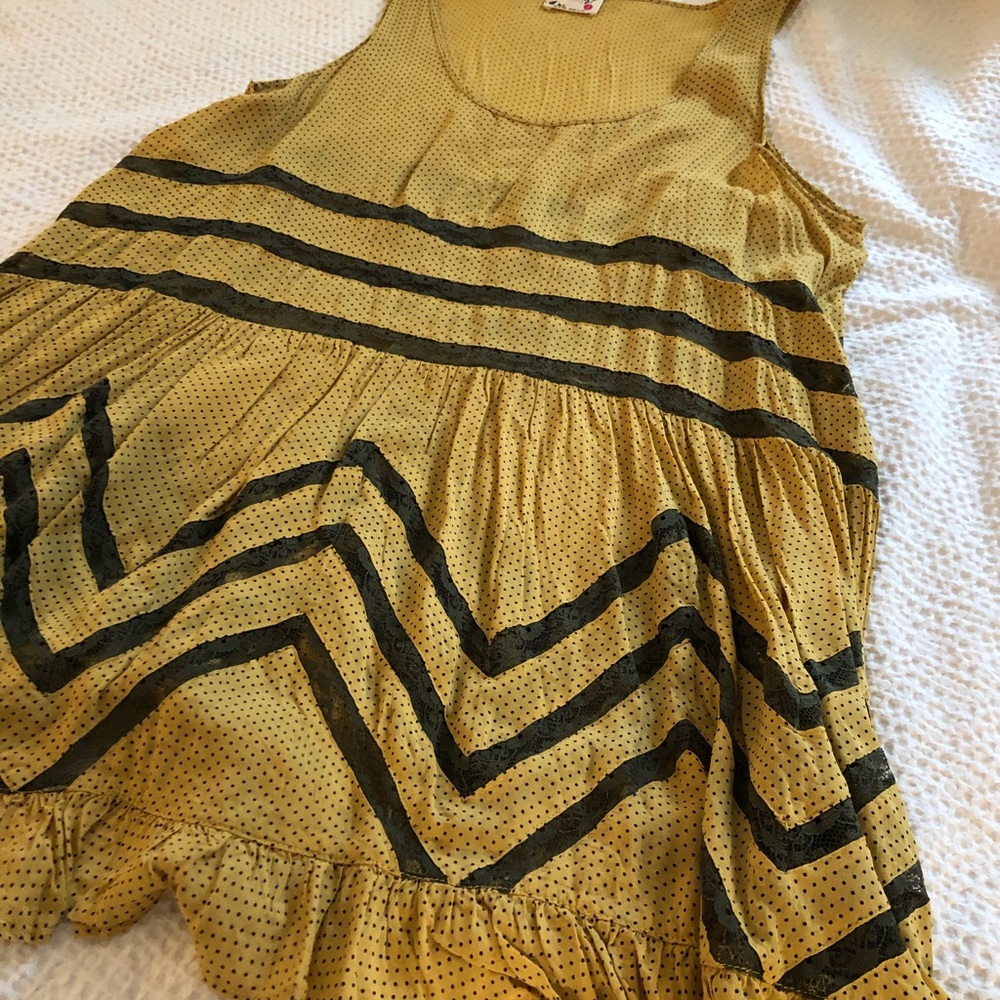 YELLOW FREE PEOPLE DRESS
